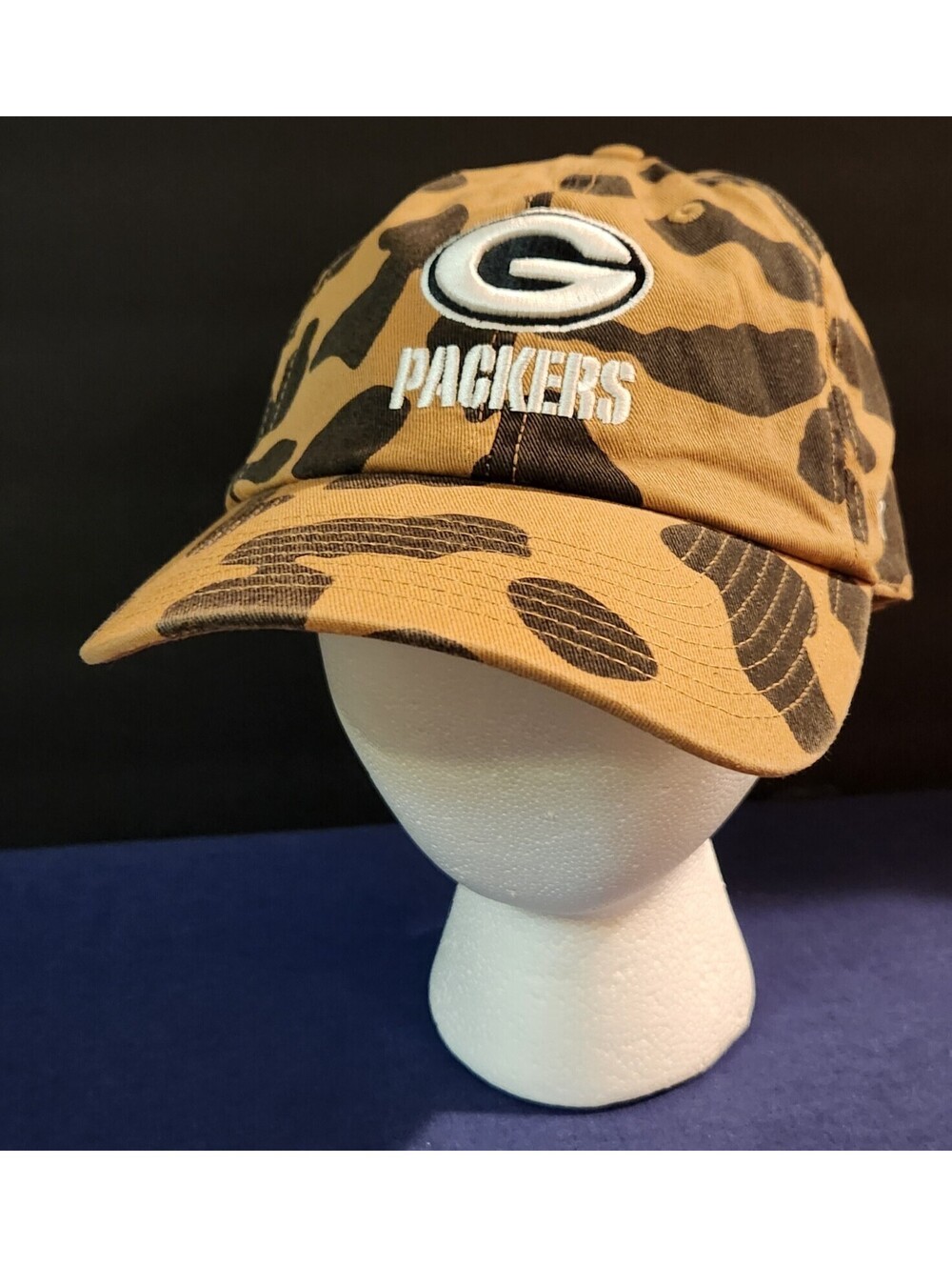 Green Bay Packers '47 Brand Women’s Camo NFL Hat Adjustable Strapback